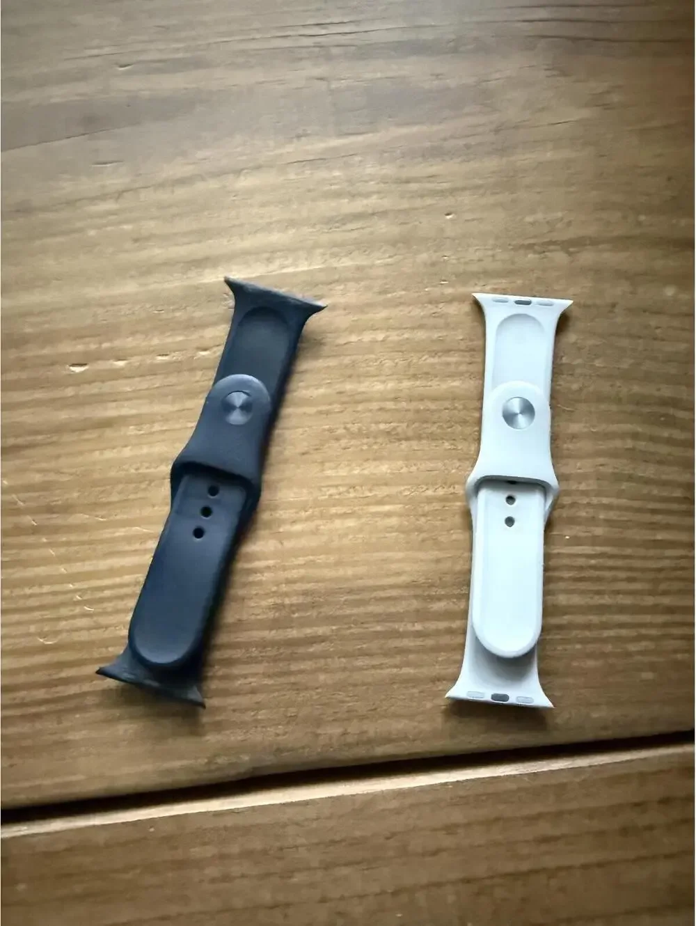 Apple Watch Sport Band 41/42mm Black and White S/M Size Silicone Bands
